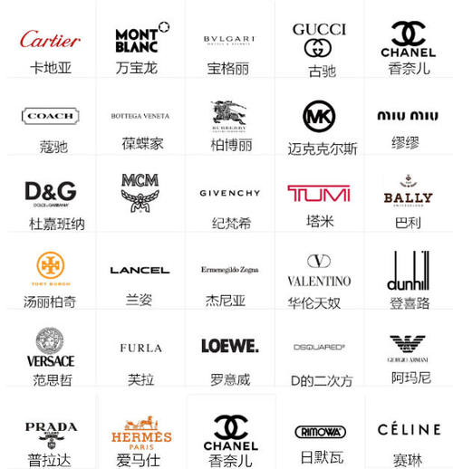 女包品牌logo大全二十一种世界名牌女包品牌的logo