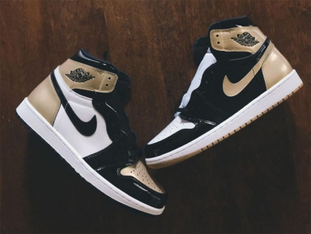 ˶Ь΢̻ԴAirJordan1Top3Goldɫ